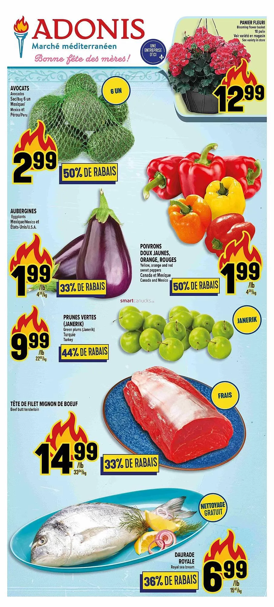 Marché Adonis flyer from May 8 to May 21 2025 - flyer page 1