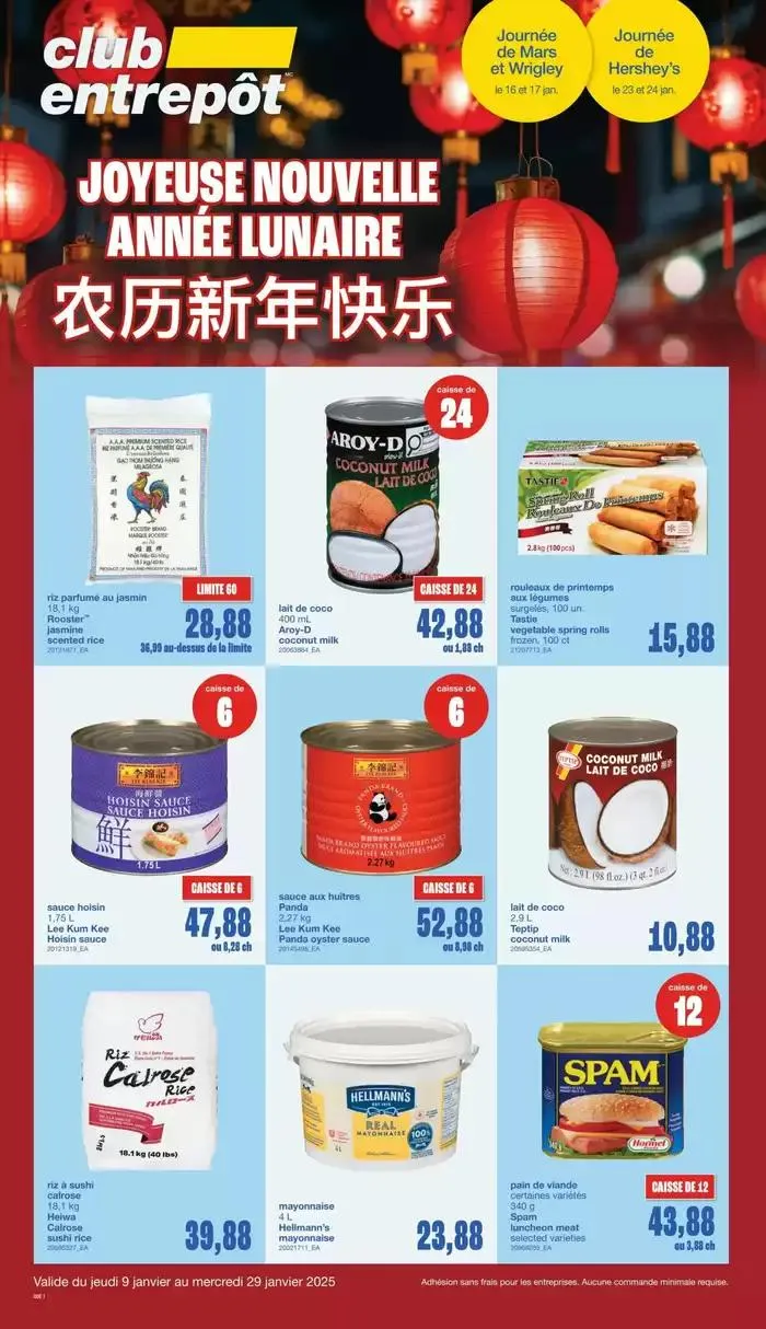 Discover attractive offers from January 9 to January 29 2025 - flyer page 1