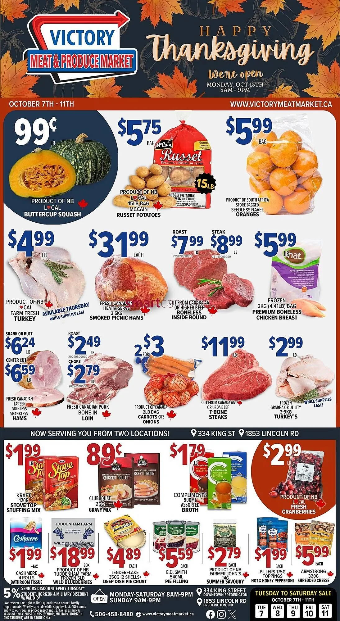 Victory Meat Market flyer from October 5 to October 11 2025 - flyer page 1