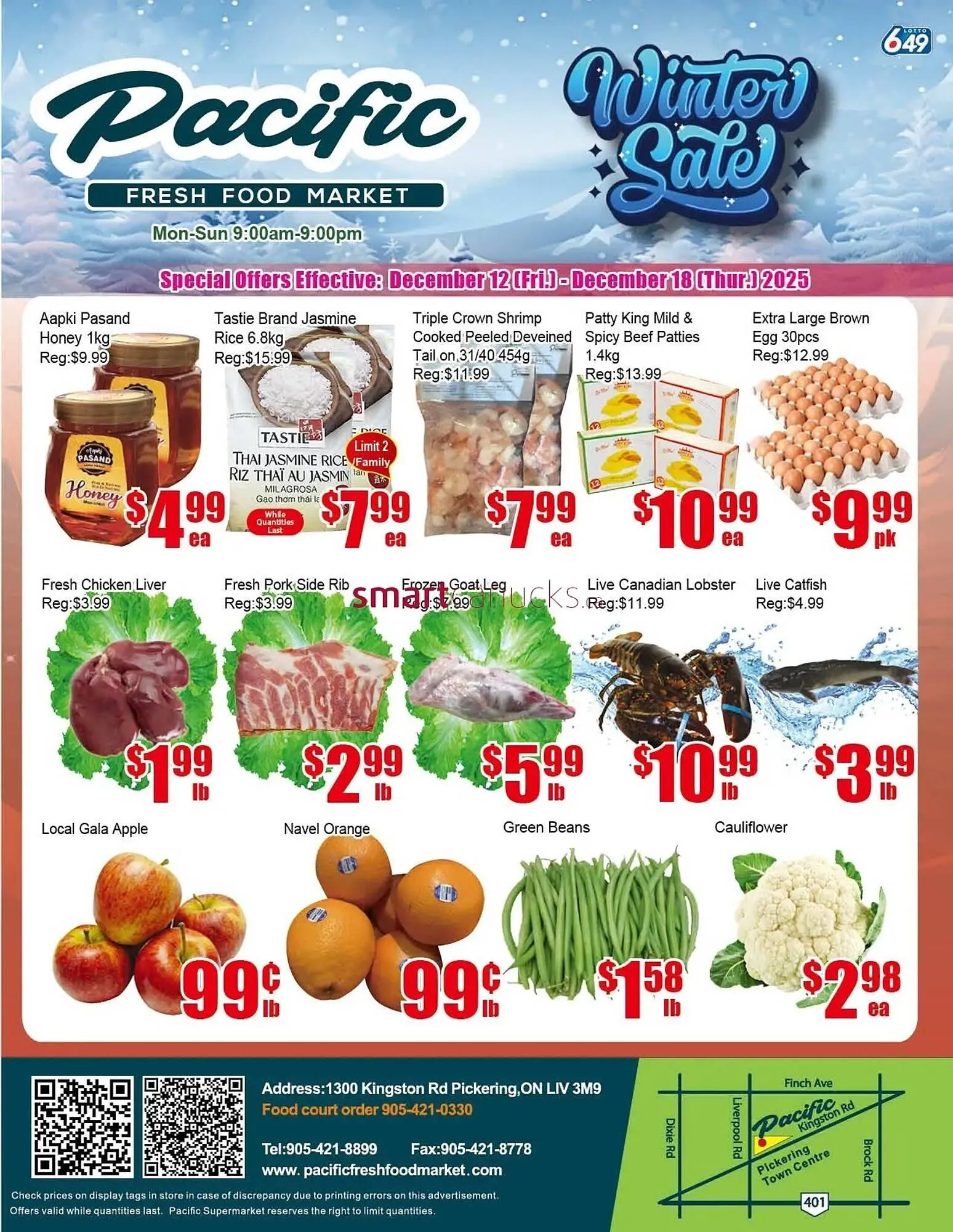 New Pacific Supermarket flyer from December 12 to December 18 2025 - flyer page 1