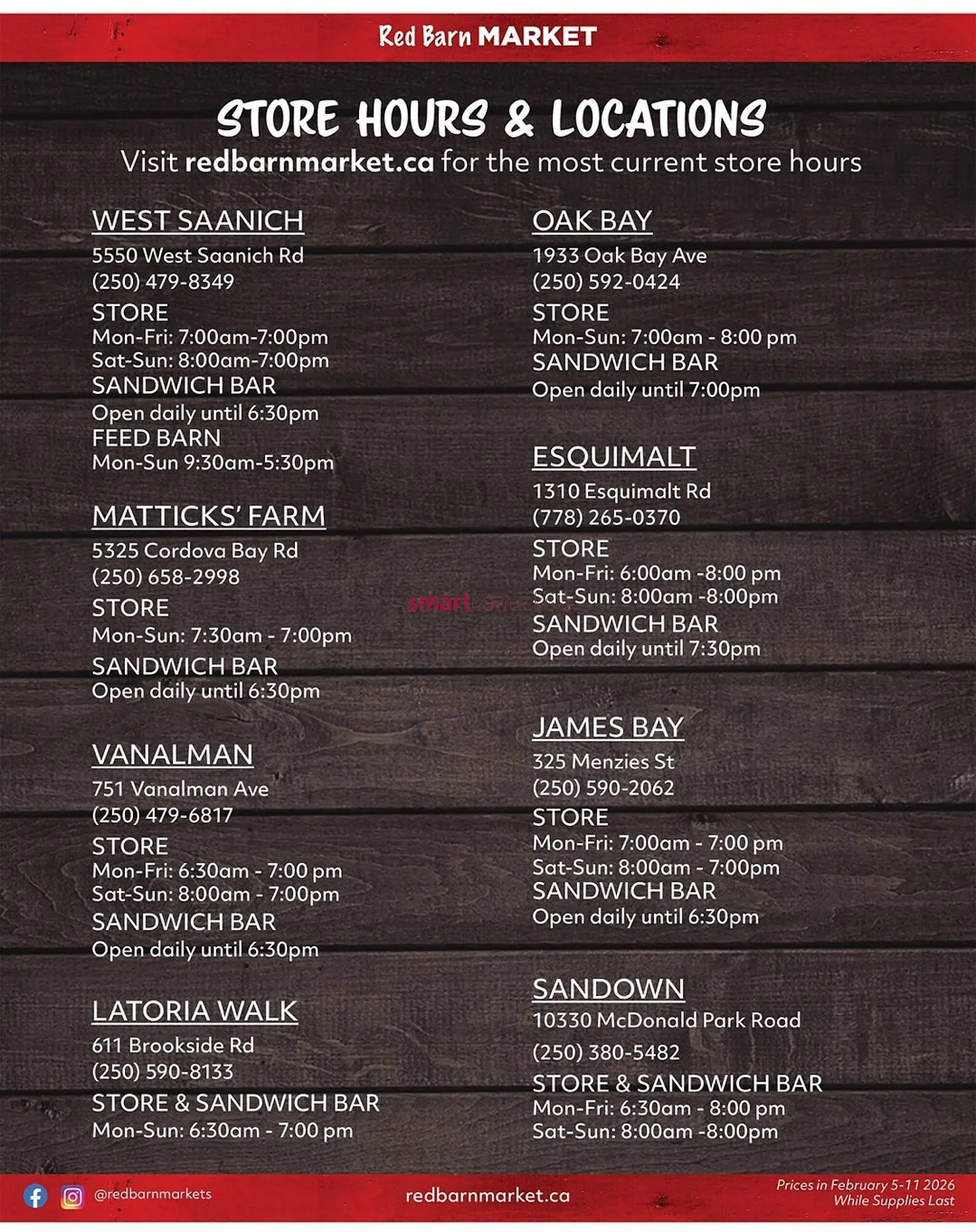 Red Barn Market flyer from February 5 to February 11 2026 - flyer page 8