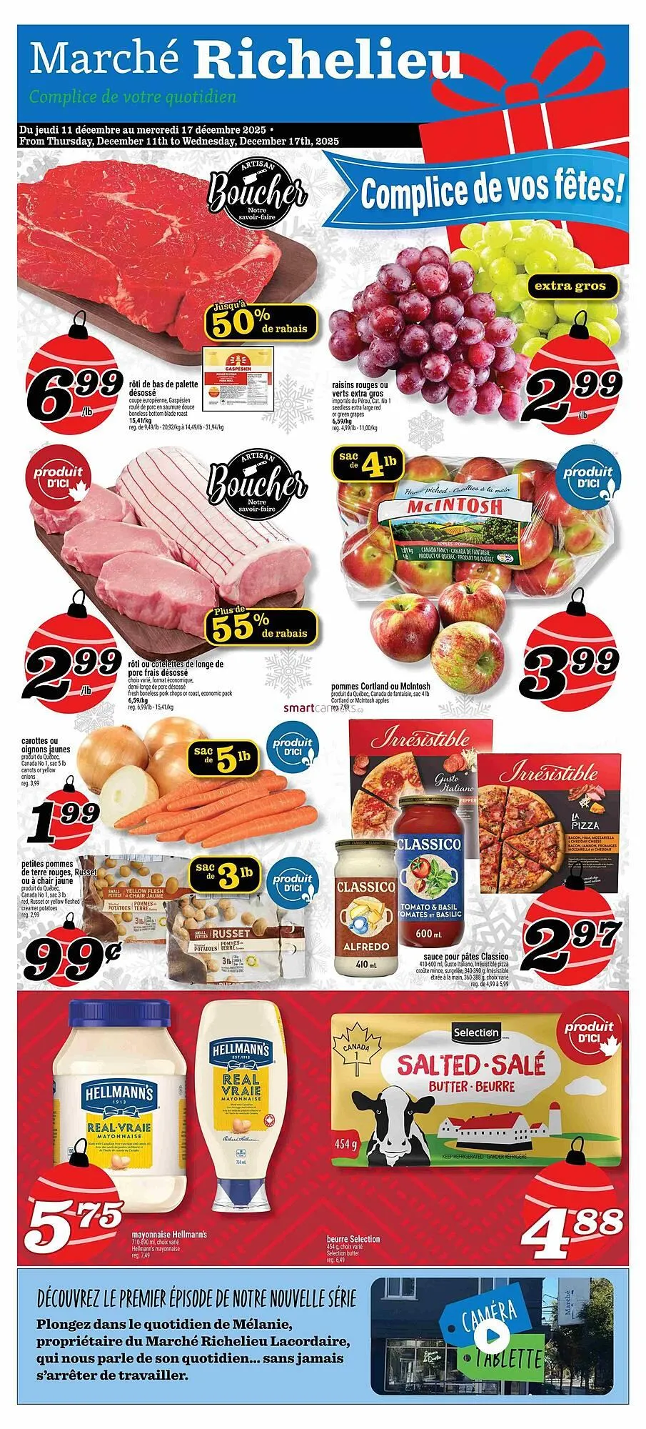 Marché Richelieu flyer from December 11 to December 17 2025 - flyer page 1