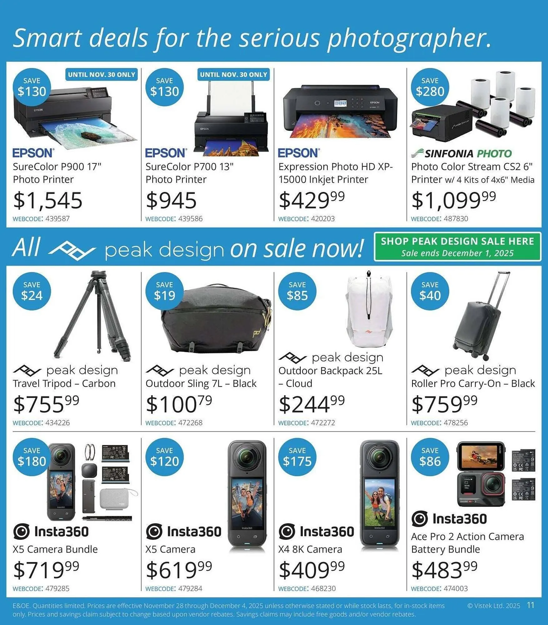 Vistek flyer from November 28 to December 5 2025 - flyer page 11