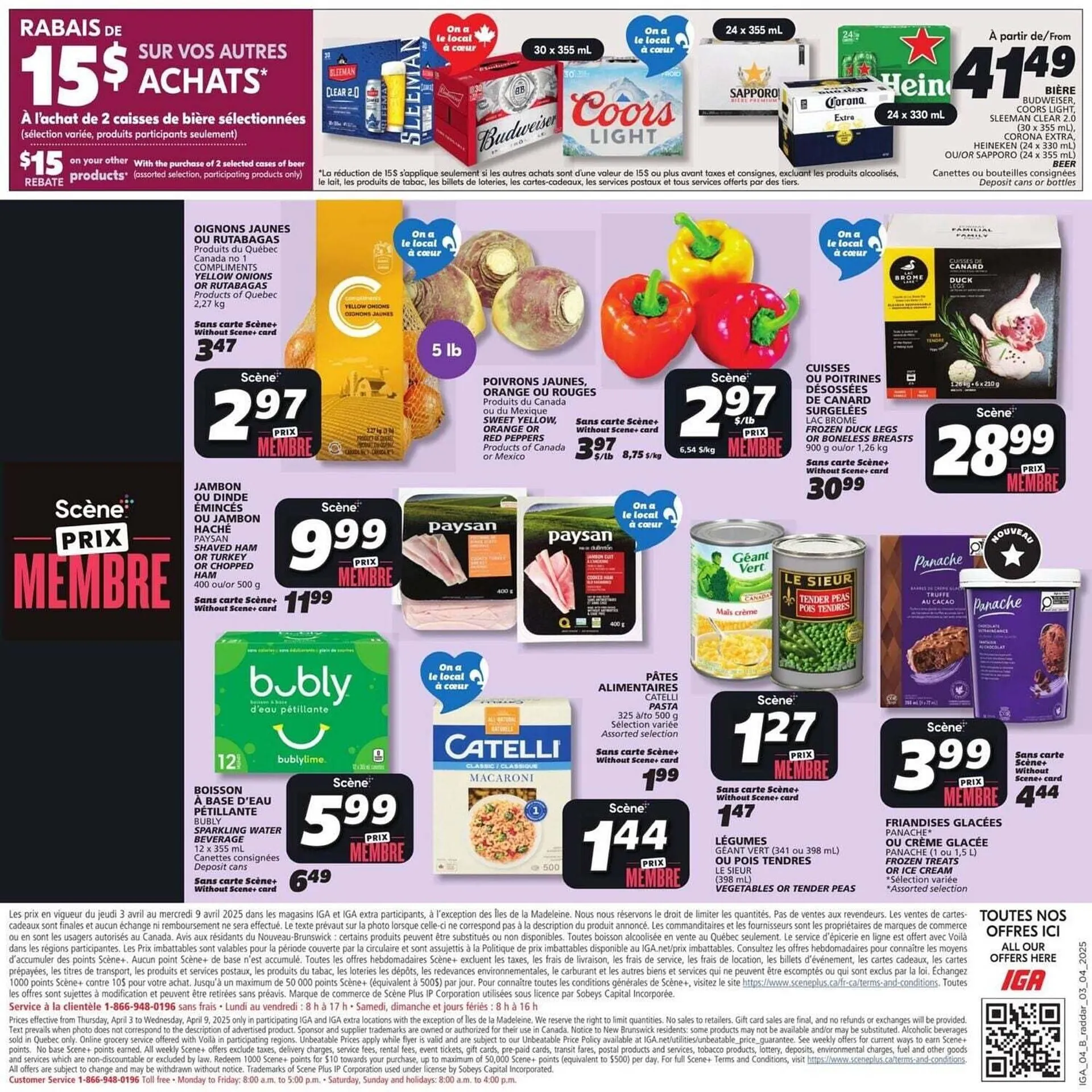 IGA flyer from April 1 to May 1 2025 - flyer page 3