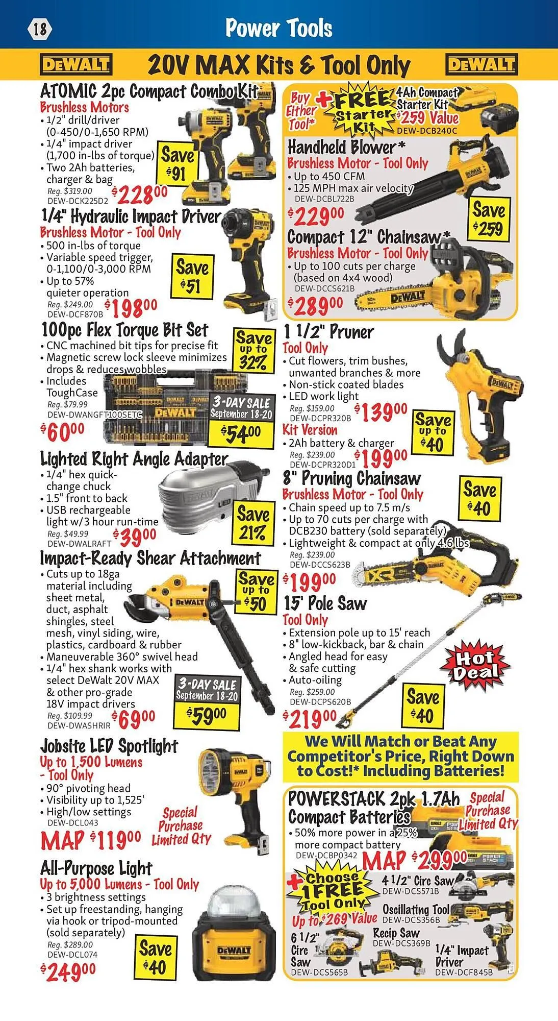KMS Tools flyer from September 1 to September 15 2025 - flyer page 18