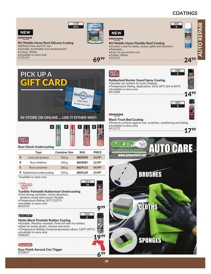 Auto Repair Catalogue from April 23 to April 22 2025 - flyer page 39