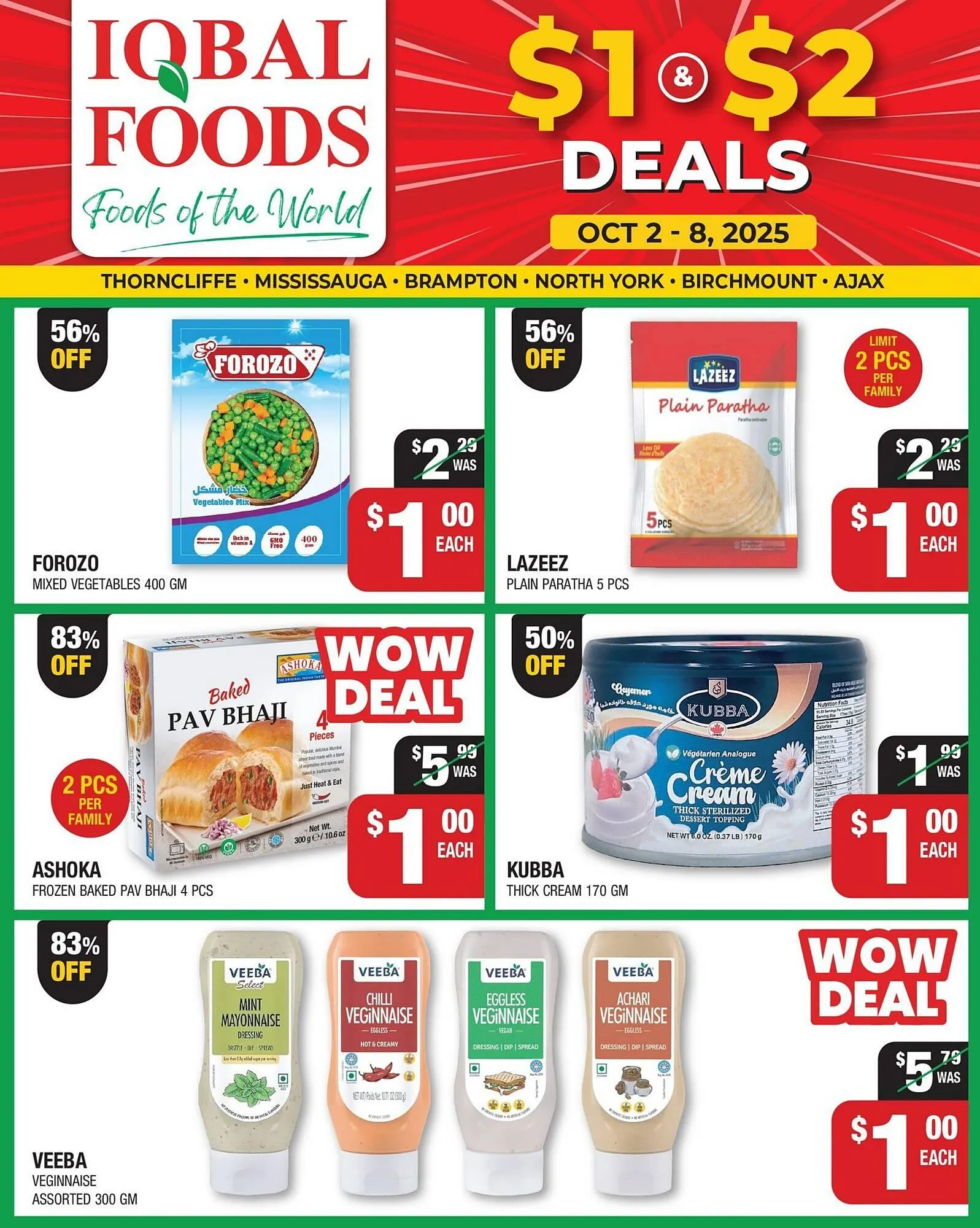 Iqbal Foods flyer from October 2 to October 8 2025 - flyer page 1