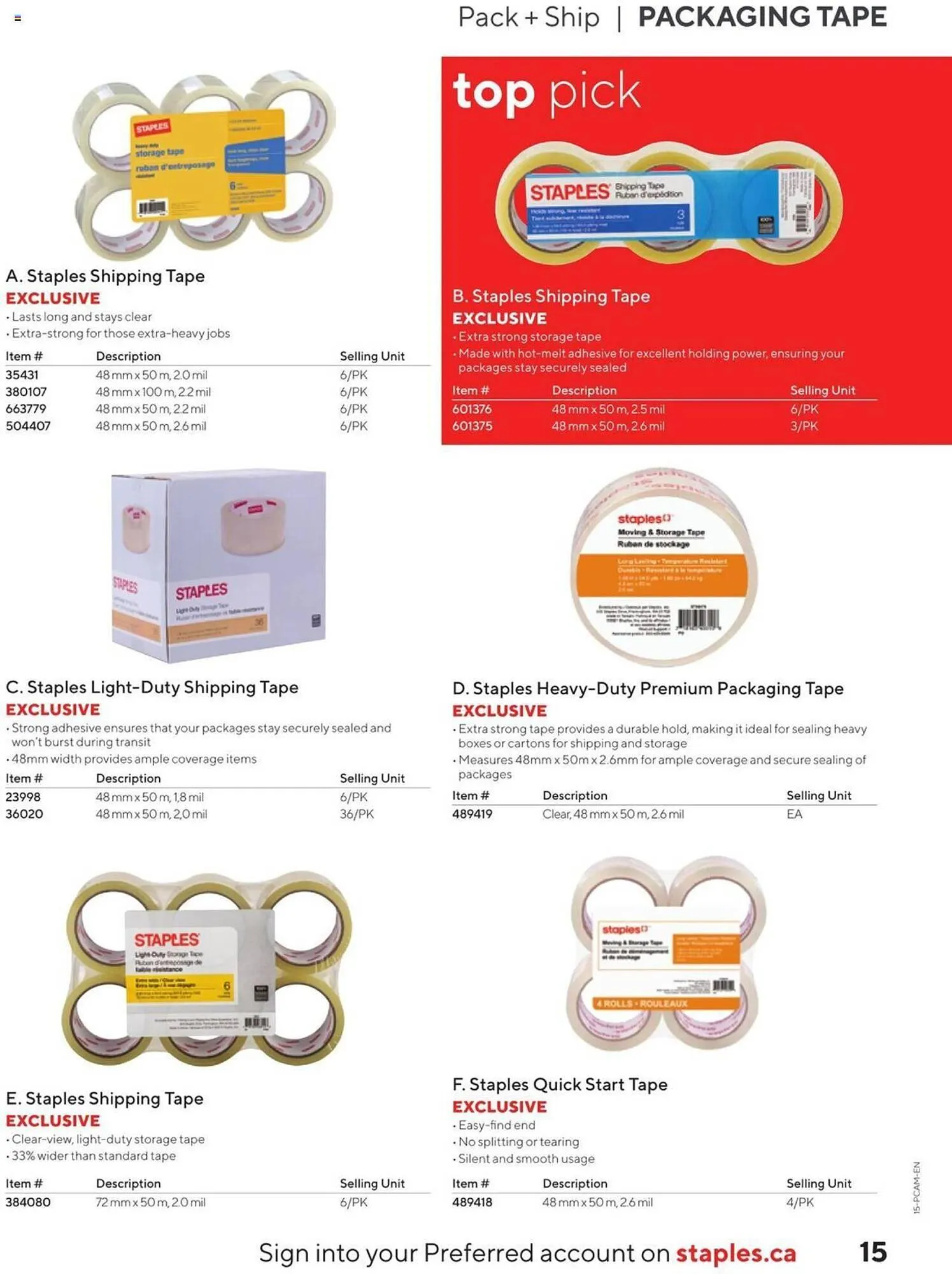 Staples flyer from September 4 to September 4 2025 - flyer page 17
