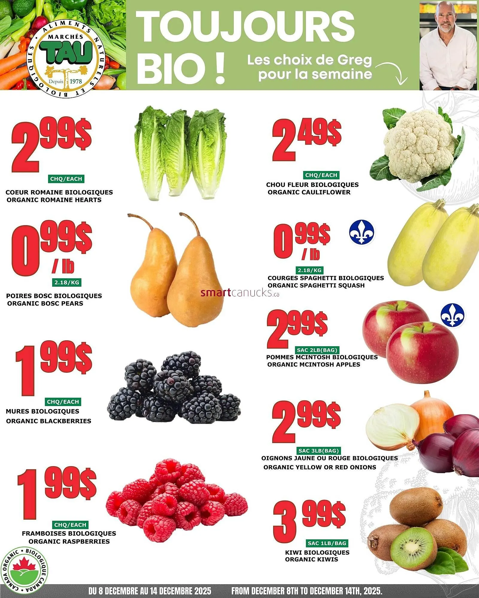 Marches Tau flyer from December 11 to December 17 2025 - flyer page 1