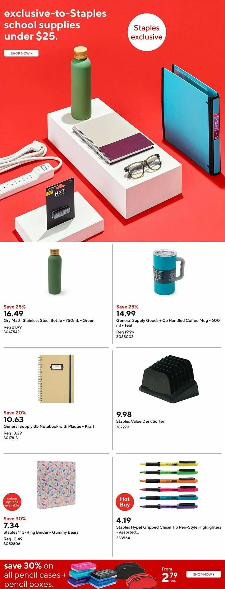 Staples flyer from August 22 to August 29 2024 - flyer page 11