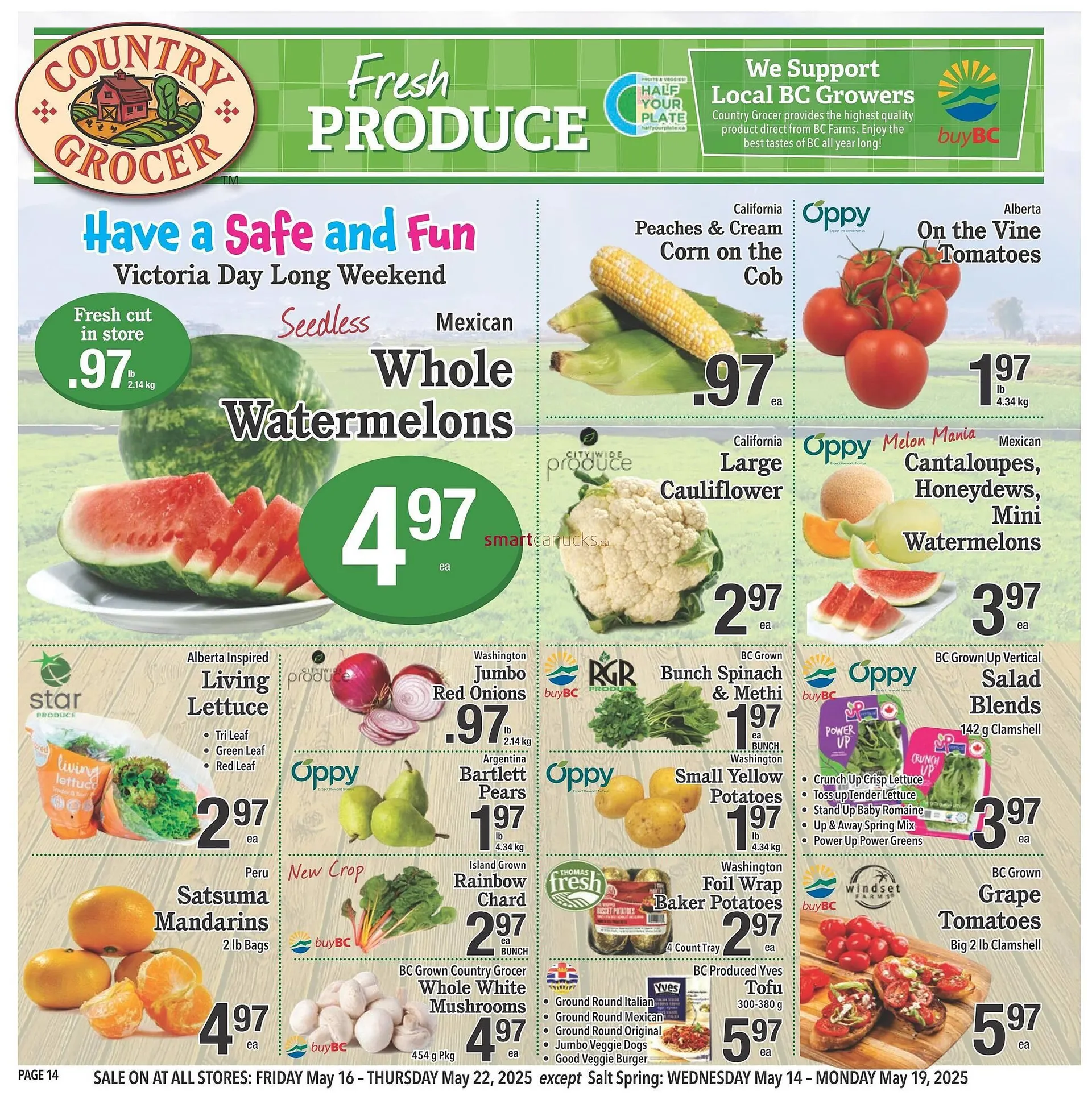 Country Grocer flyer from May 15 to May 21 2025 - flyer page 14