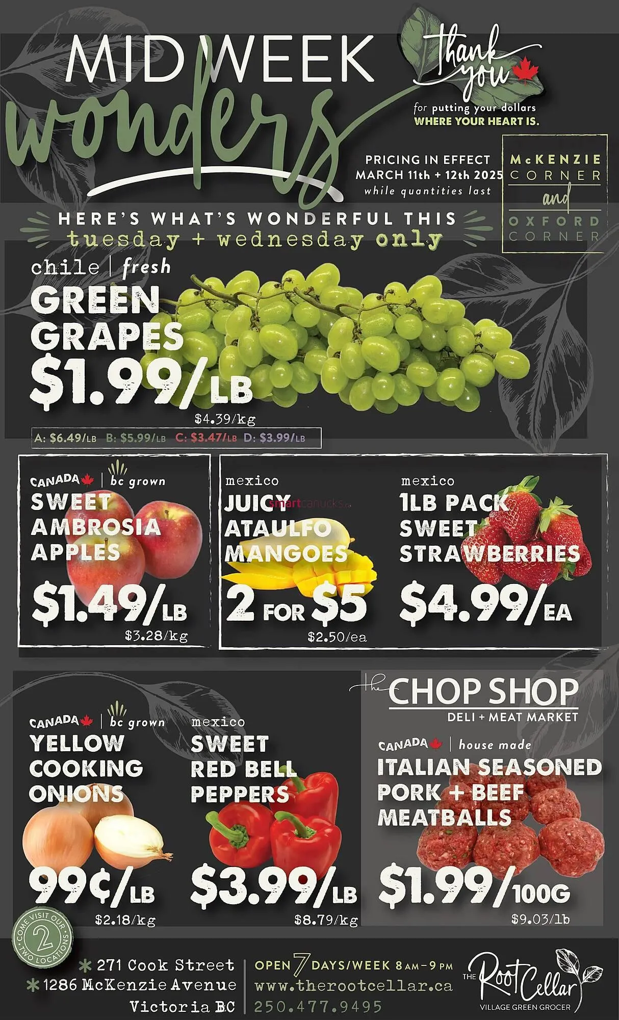 The Root Cellar flyer from March 13 to March 19 2025 - flyer page 1