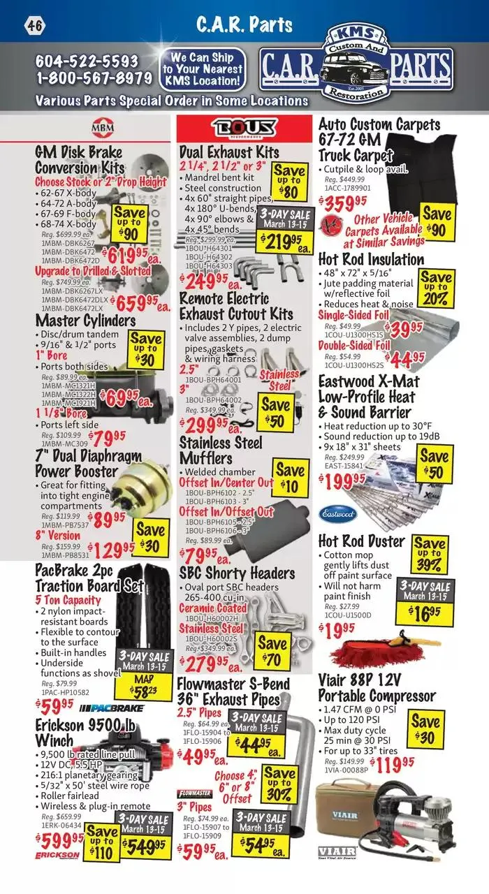 KMS Tools from March 13 to March 31 2025 - flyer page 46