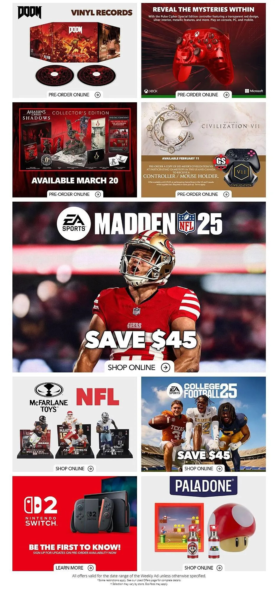 GameStop flyer from January 31 to February 3 2025 - flyer page 2