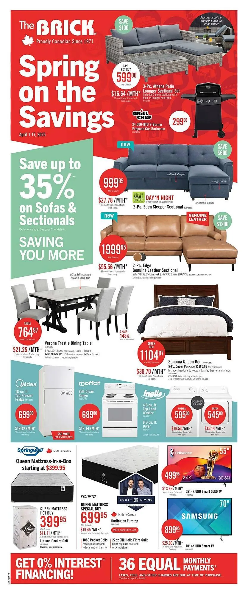 The Brick flyer from April 1 to April 18 2025 - flyer page 3