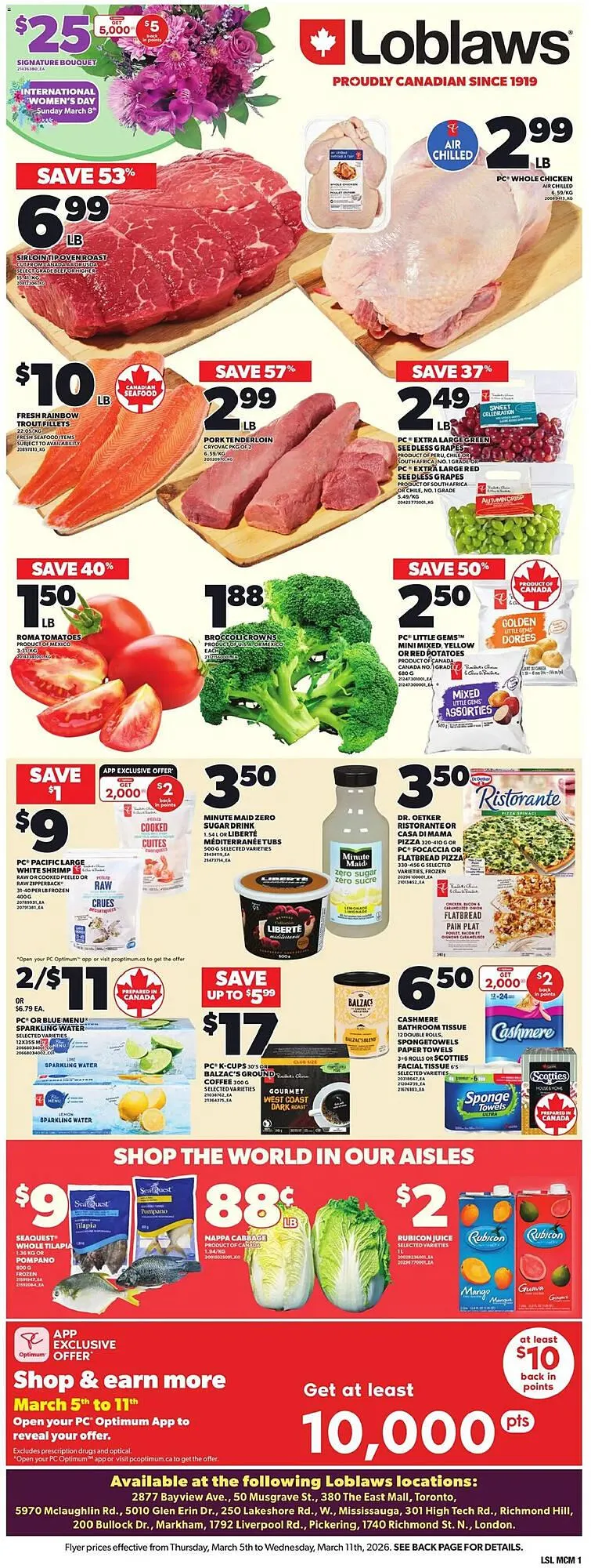 Loblaws flyer from March 5 to March 11 2026 - flyer page 3