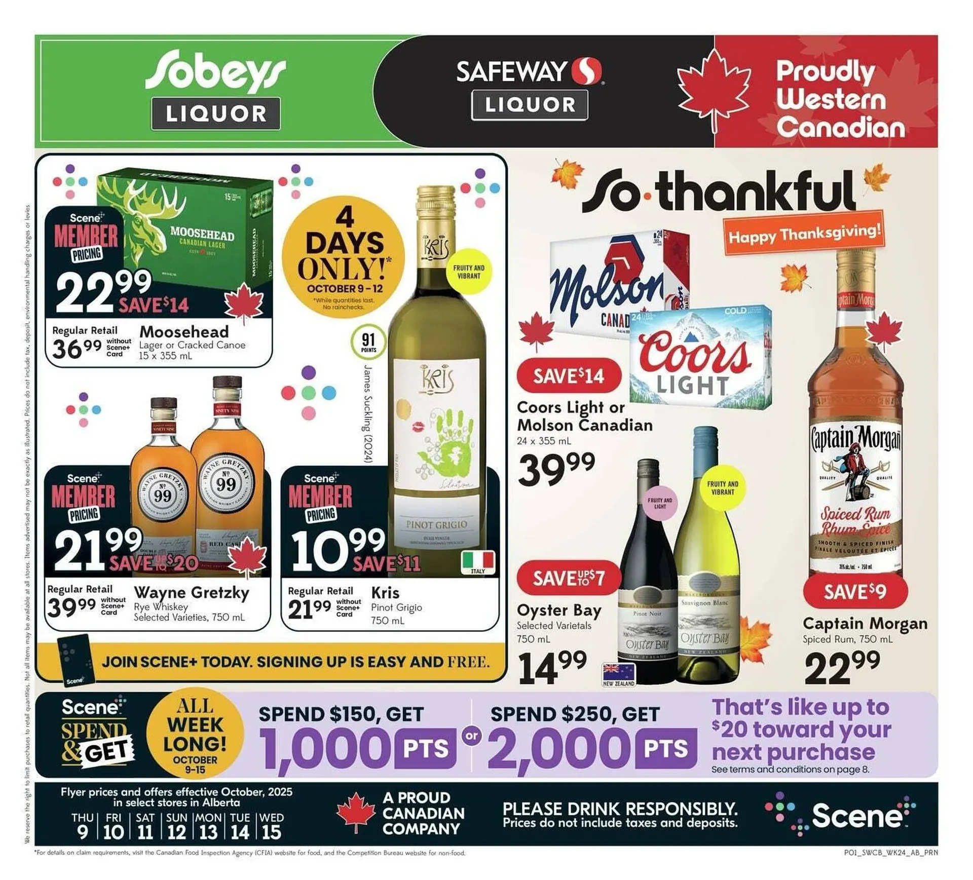 Safeway flyer from October 9 to October 23 2025 - flyer page 1