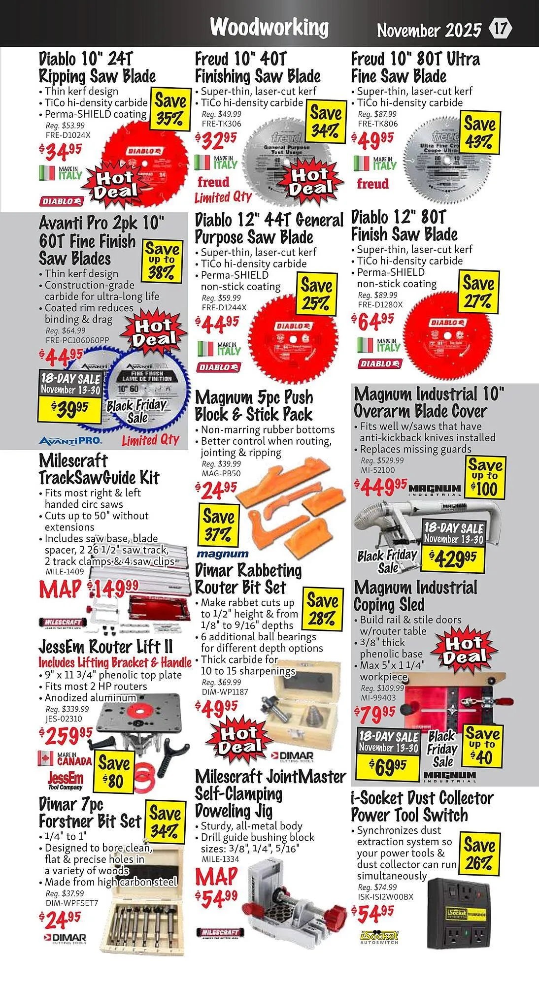 KMS Tools flyer from November 1 to November 30 2025 - flyer page 17