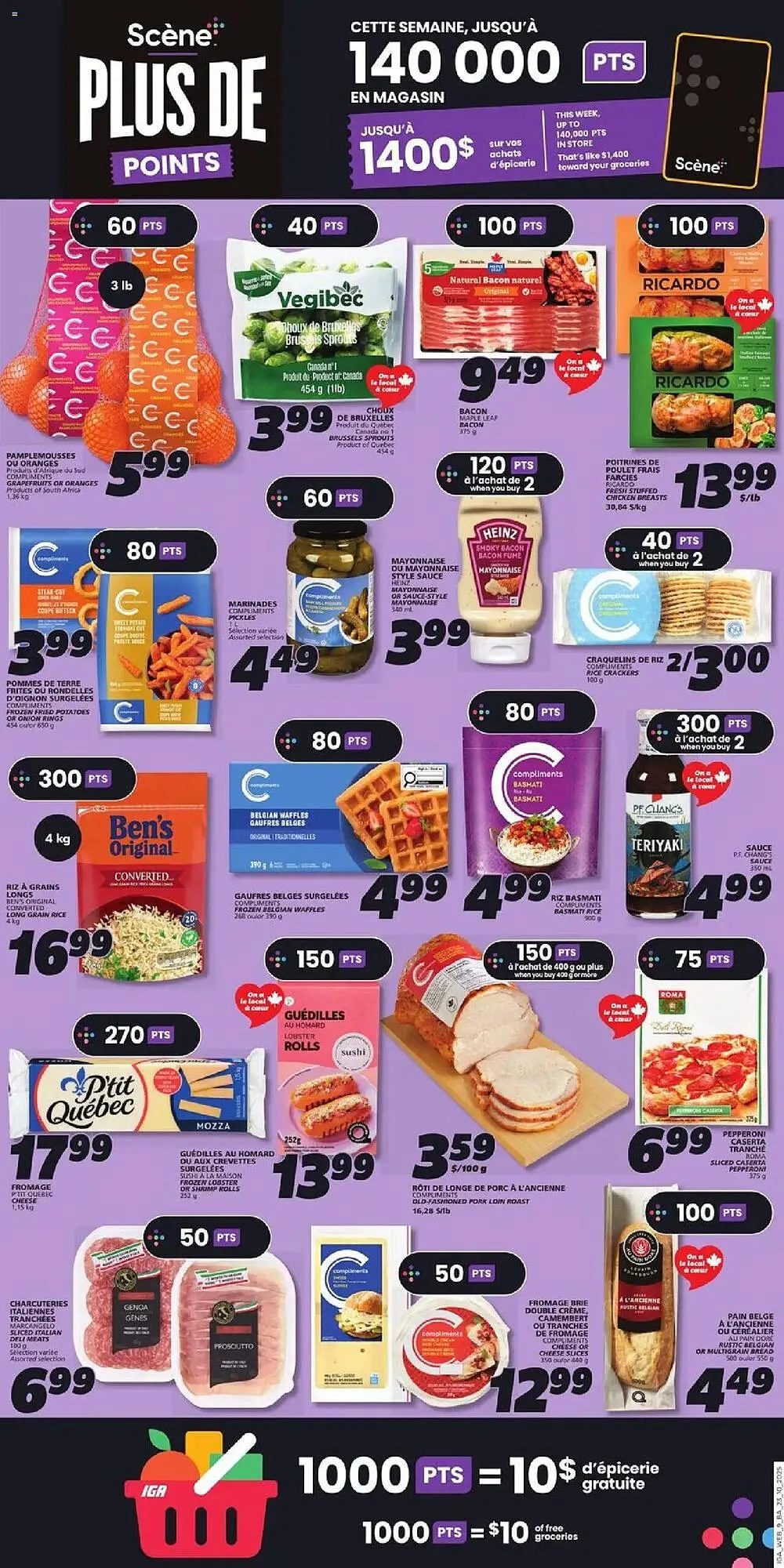 IGA flyer from October 23 to October 29 2025 - flyer page 11