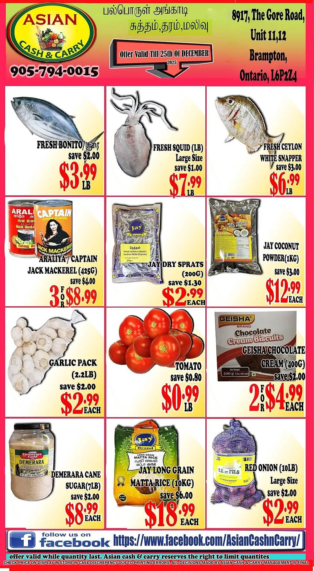 Asian Cash & Carry flyer from December 19 to December 25 2025 - flyer page 1