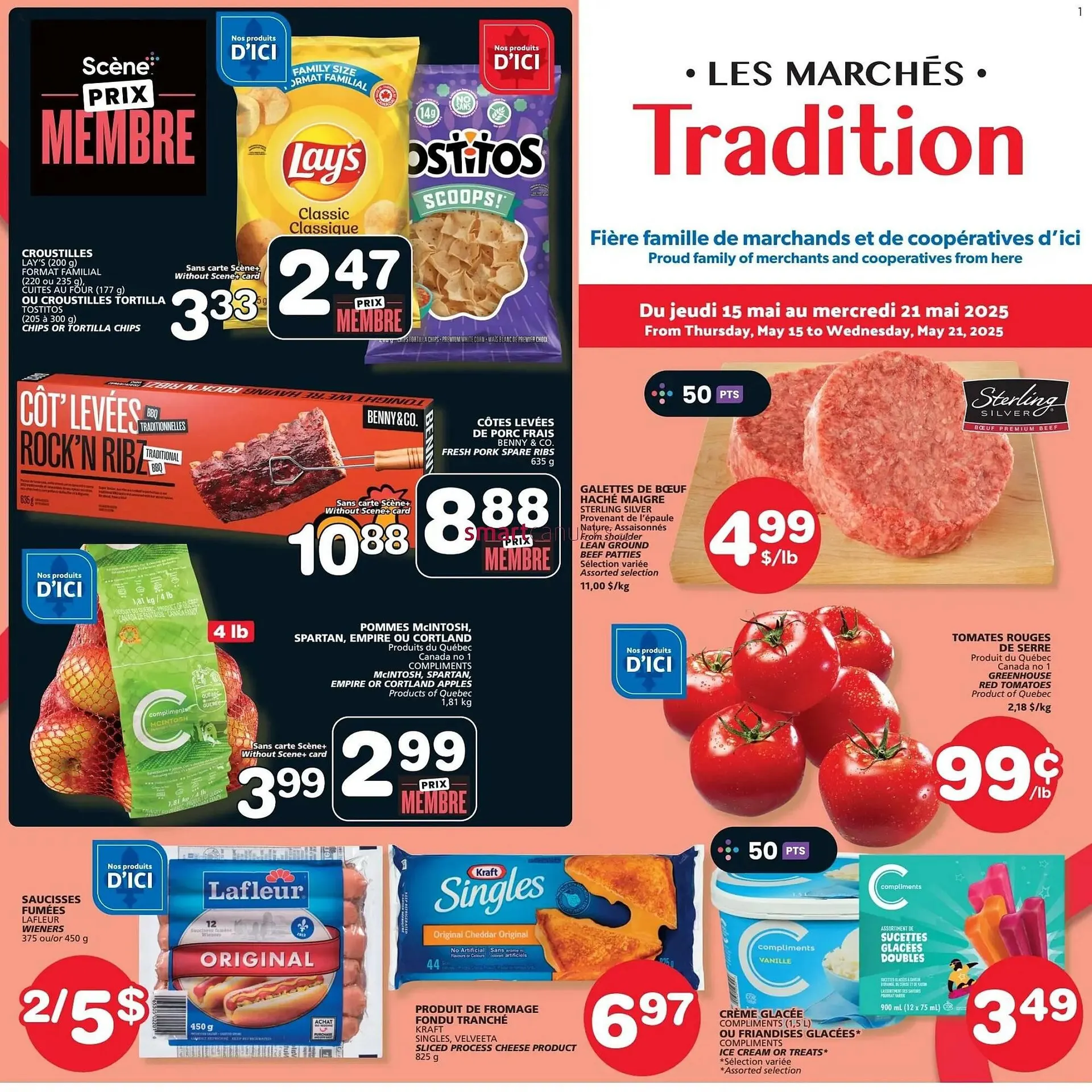 Marches Tradition flyer from May 15 to May 21 2025 - flyer page 1