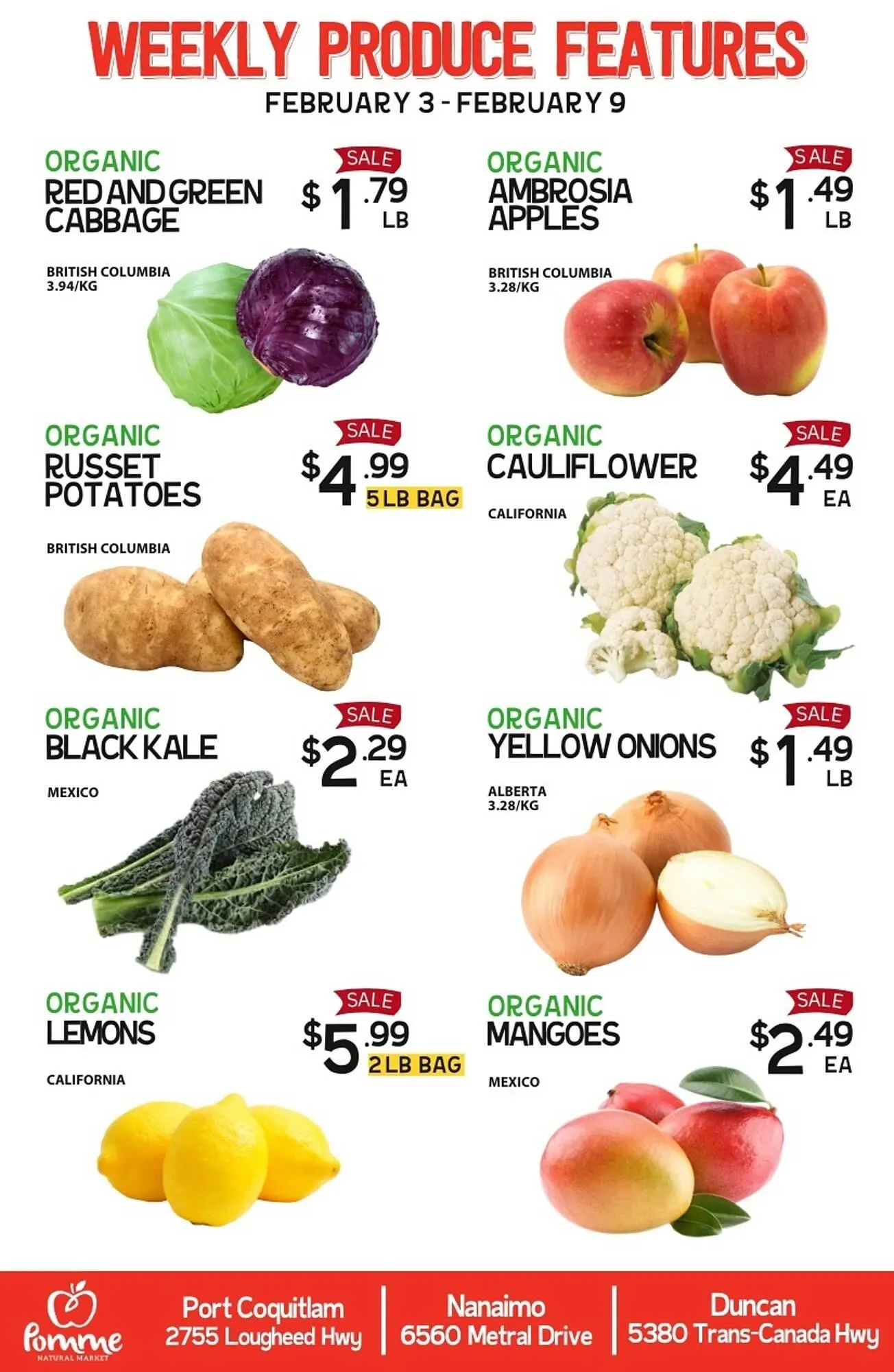 Pomme Natural Market flyer from February 3 to February 9 2026 - flyer page 1