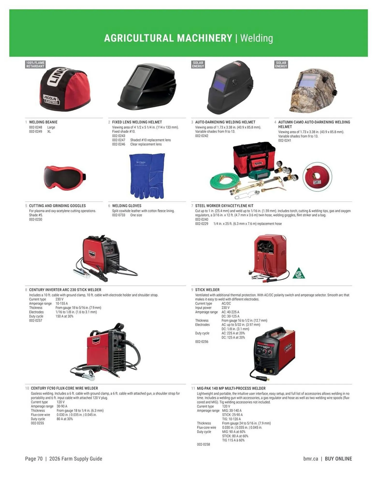 BMR flyer from January 9 to December 31 2026 - flyer page 70