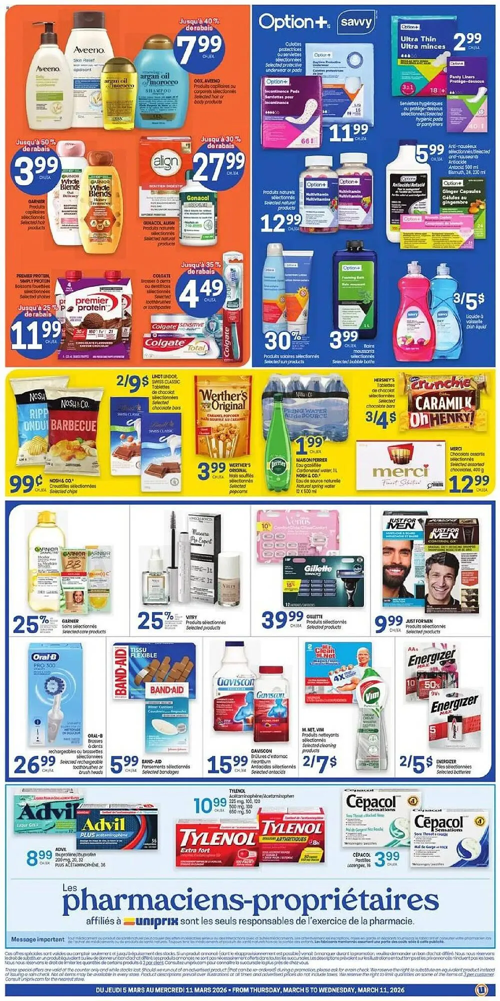 Uniprix flyer from March 5 to March 11 2026 - flyer page 2