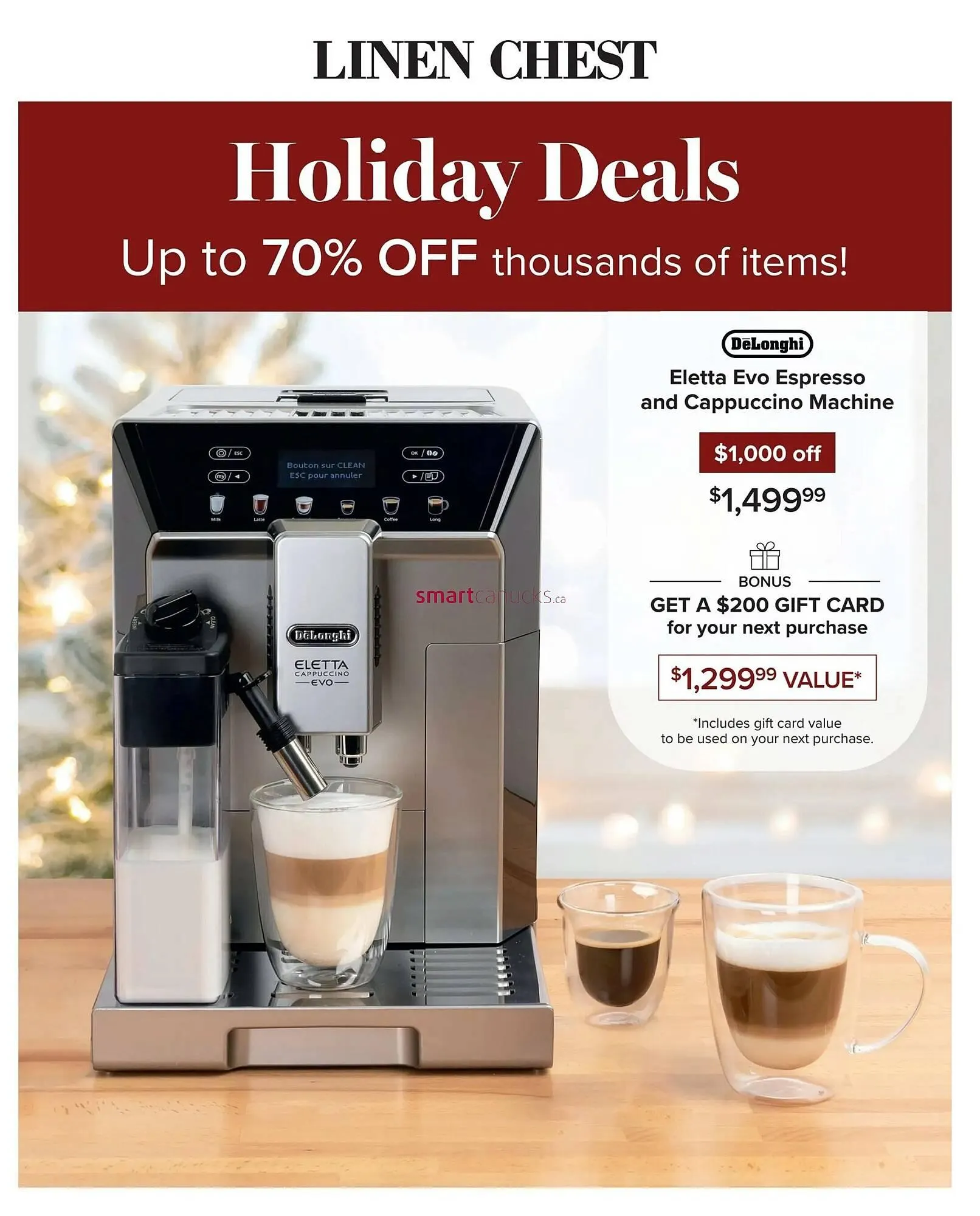 Linen Chest flyer from December 4 to December 10 2025 - flyer page 1