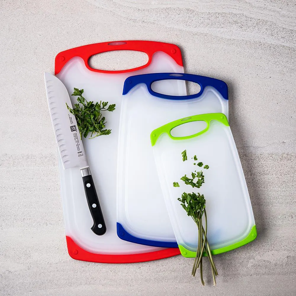 KSP Metro Anti-Skid Poly Cutting Board - Set of 3