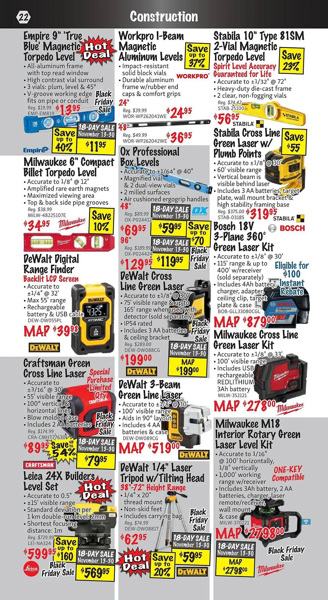 KMS Tools flyer from November 1 to November 30 2025 - flyer page 22