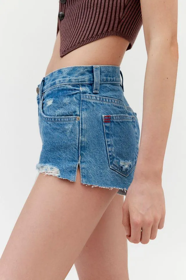 BDG Lola Destroyed Denim Micro Short