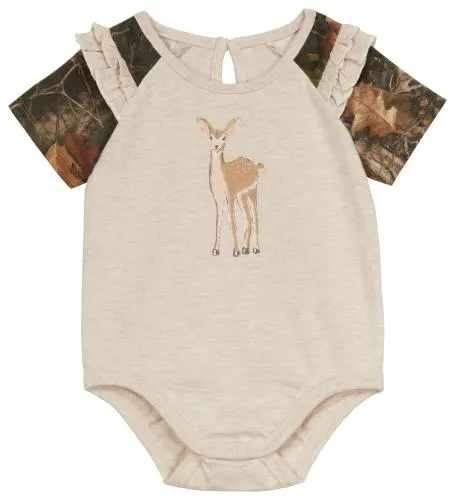 Bass Pro Shops Fawn Short-Sleeve Bodysuit for Babies