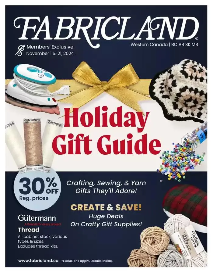 West Flyer from November 1 to November 27 2024 - flyer page 1