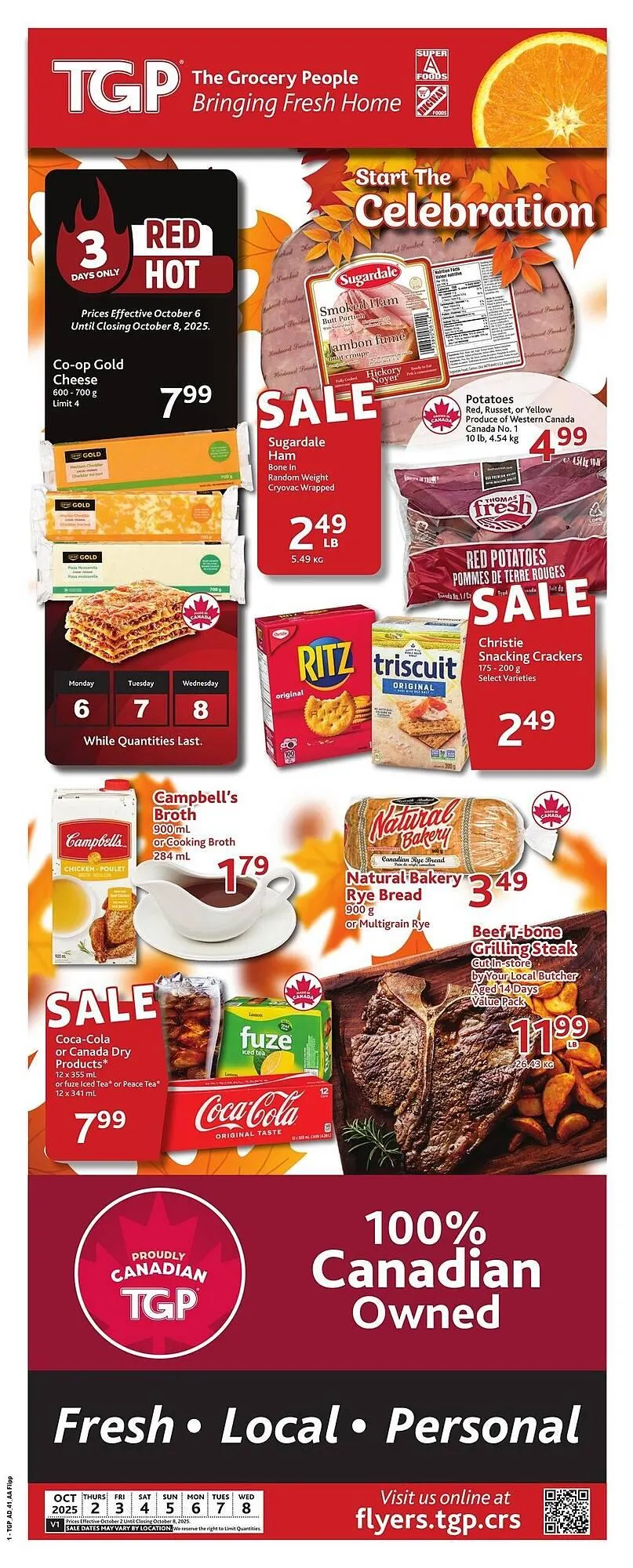 TGP The Grocery People flyer from October 1 to October 7 2025 - flyer page 1