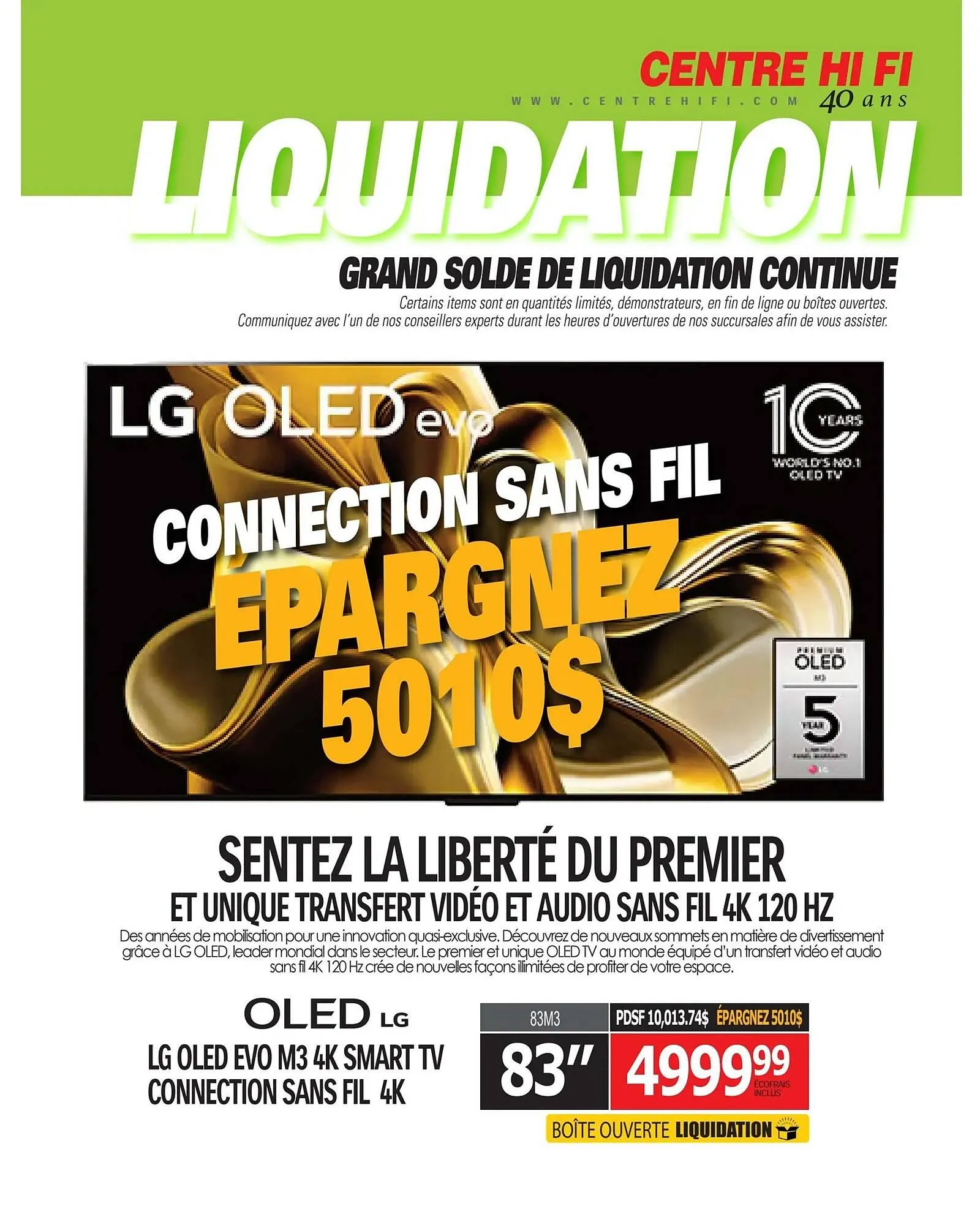 Centre Hi-Fi flyer from August 15 to August 21 2025 - flyer page 70