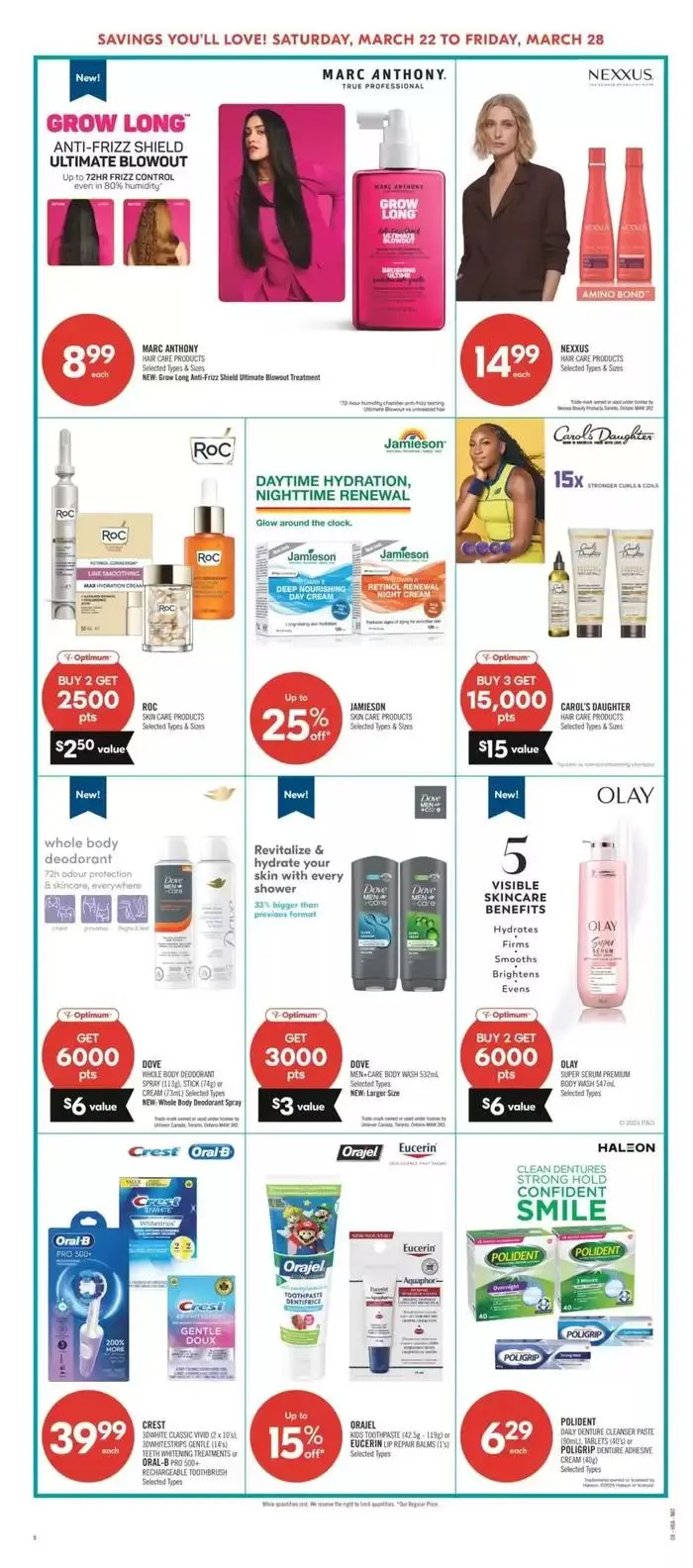 Shoppers Drug Mart Weekly ad from March 22 to March 28 2025 - flyer page 12