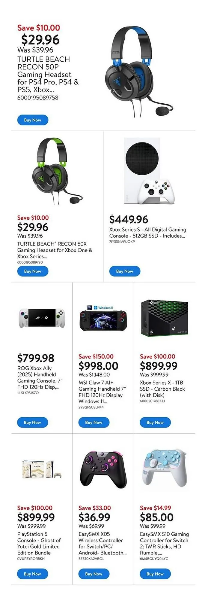 Walmart flyer from November 6 to November 19 2025 - flyer page 4