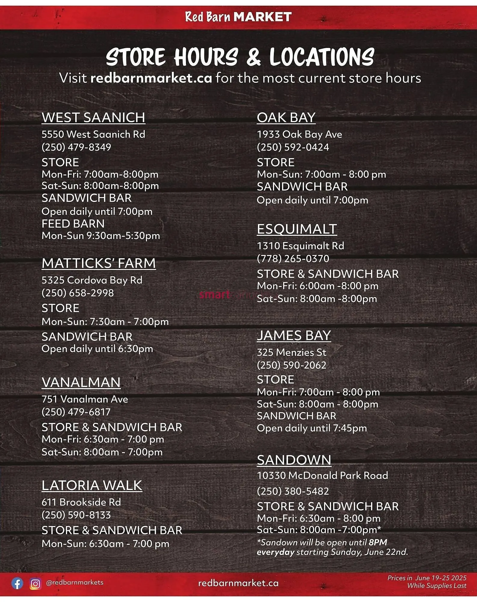 Red Barn Market flyer from June 19 to June 25 2025 - flyer page 8