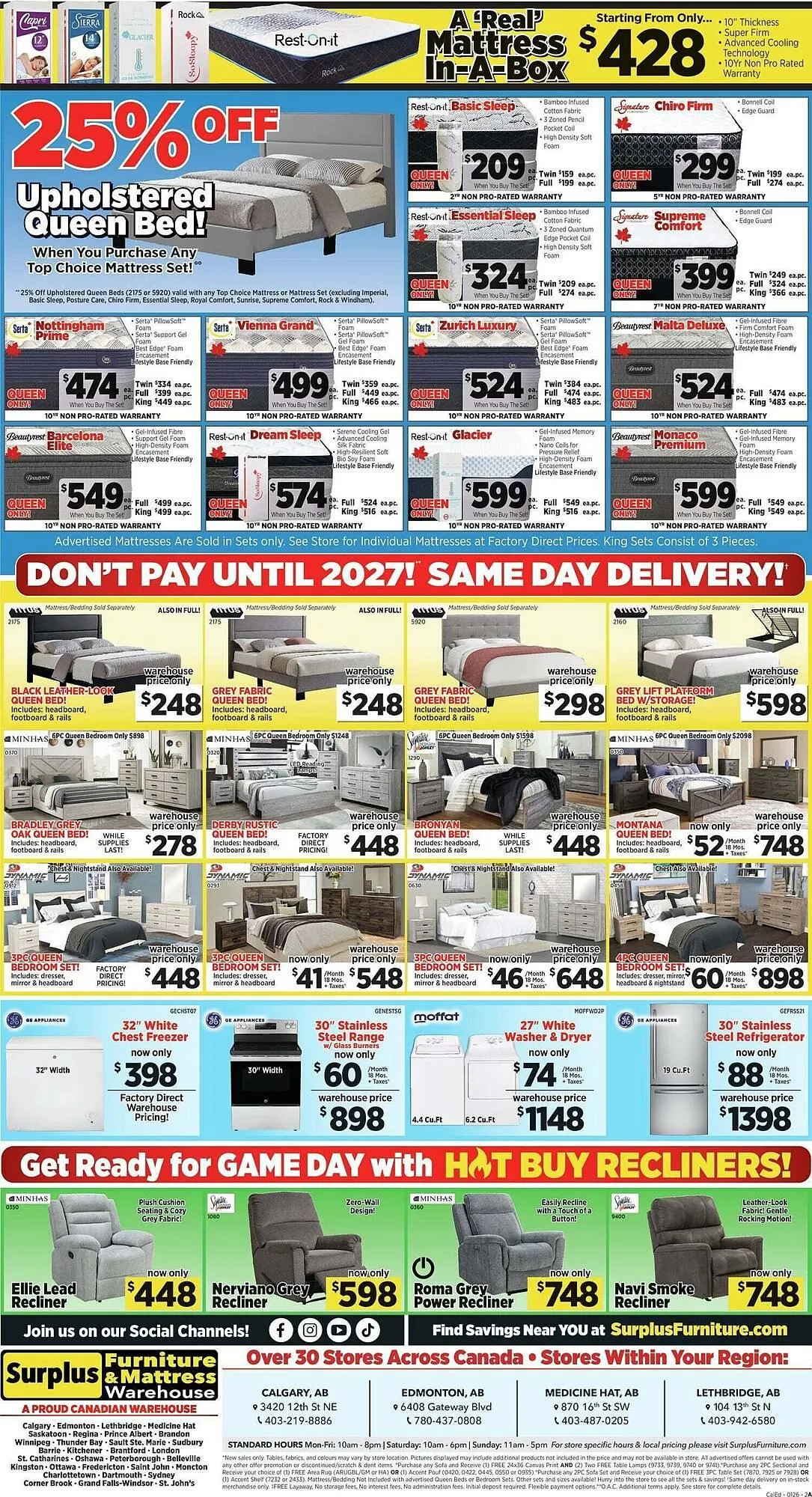 Surplus Furniture flyer from January 5 to January 12 2026 - flyer page 2