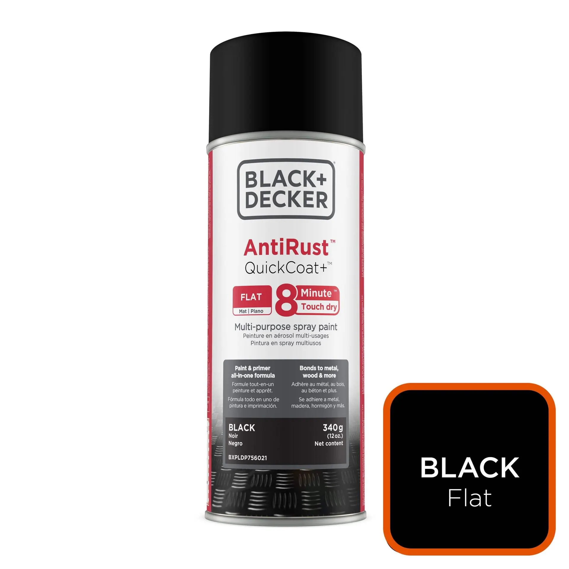 BLACK+DECKER Metal Anti Rust Alkyd Aerosol, 340-g