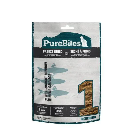 Freeze Dried Minnow Cat Treats, 66 g