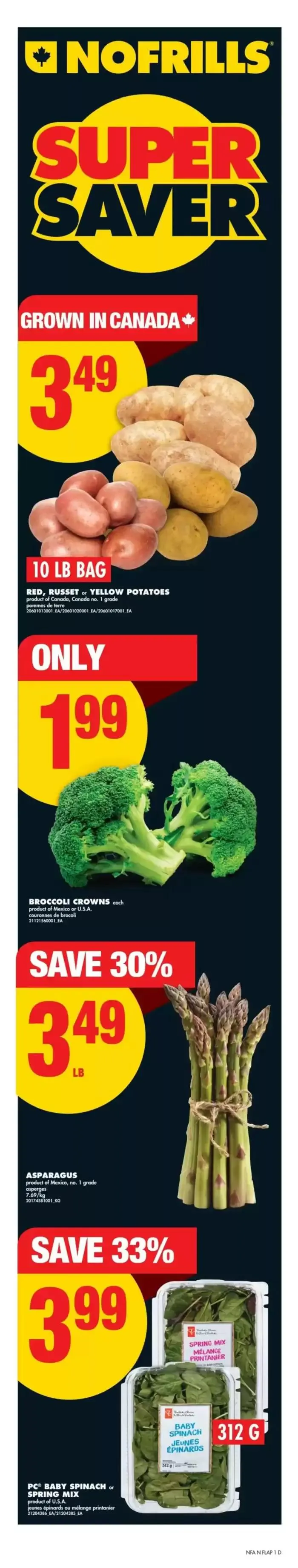 No Frills Weekly ad from March 20 to March 26 2025 - flyer page 1