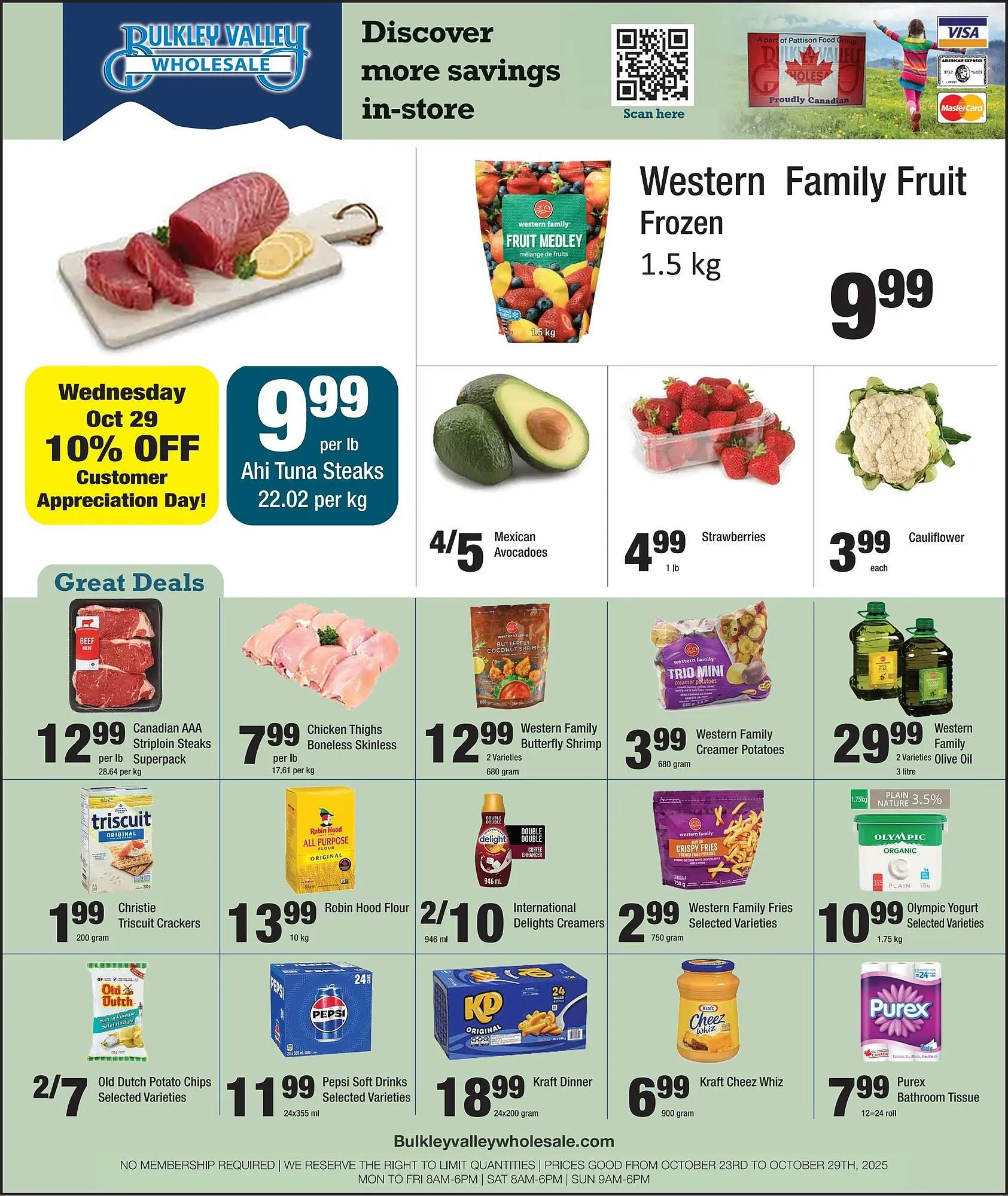 Bulkley Valley Wholesale flyer - 1