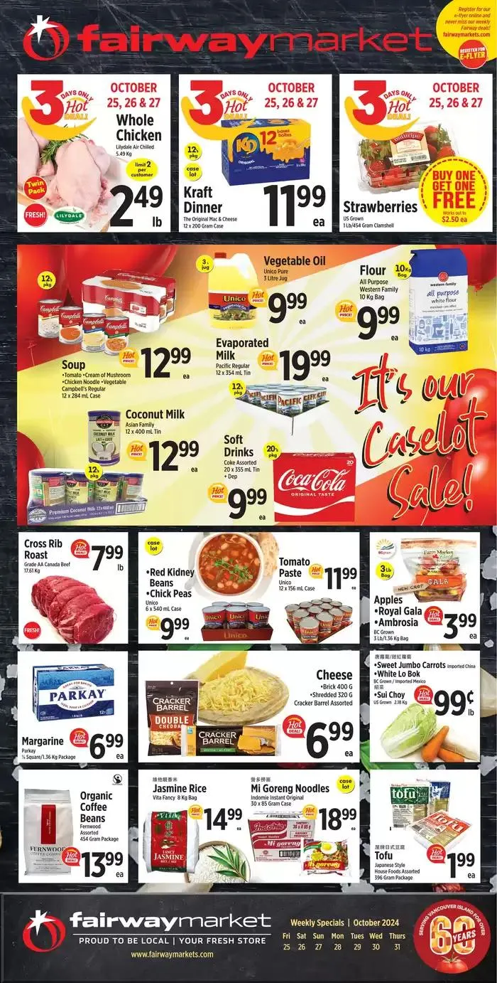 Fairway Market Weekly Flyer from October 24 to November 7 2024 - flyer page 1
