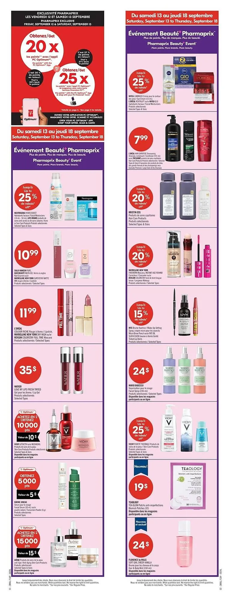 Shoppers Drug Mart flyer from September 11 to September 17 2025 - flyer page 2