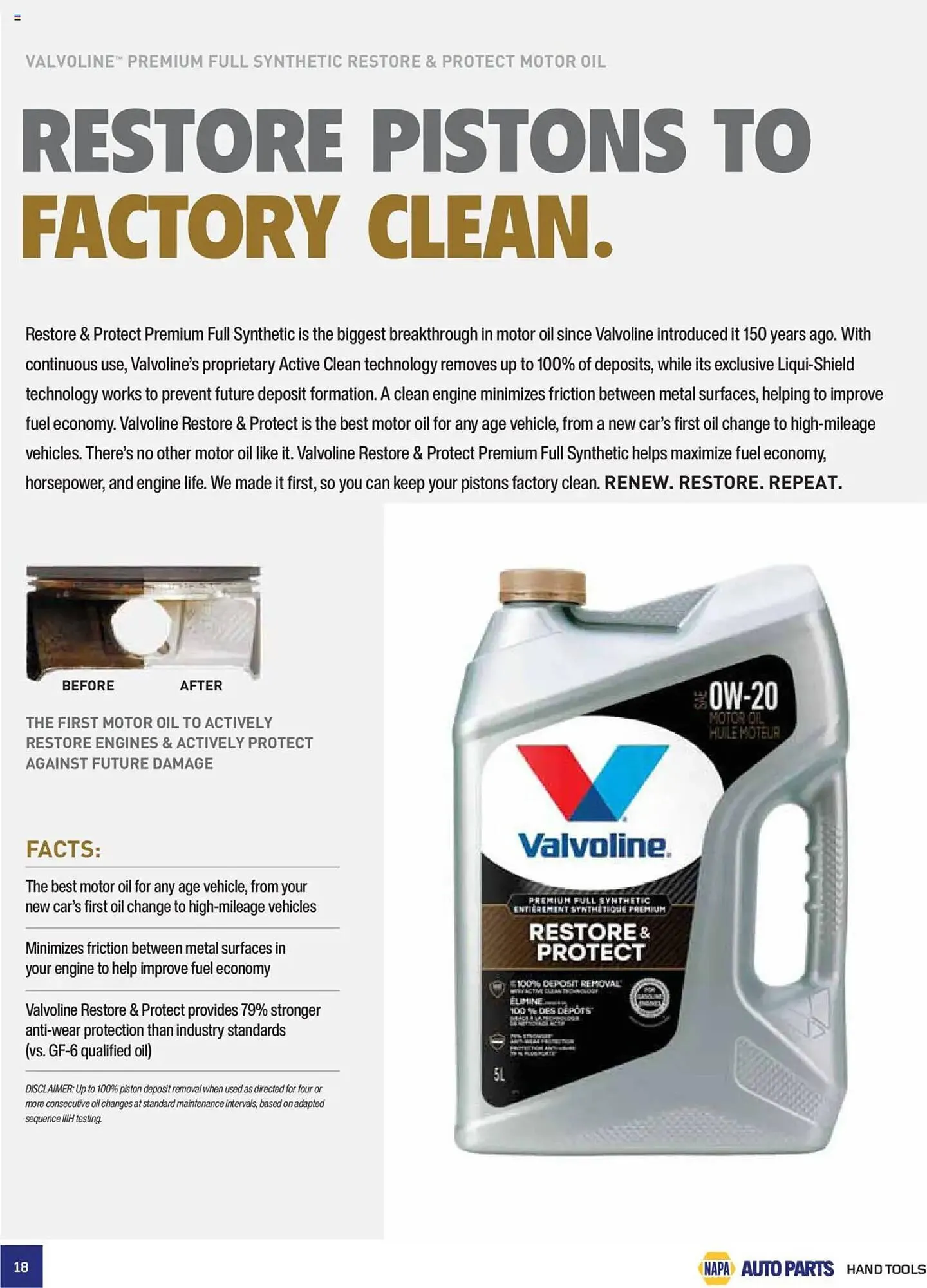 NAPA Auto Parts flyer from July 1 to August 30 2025 - flyer page 18