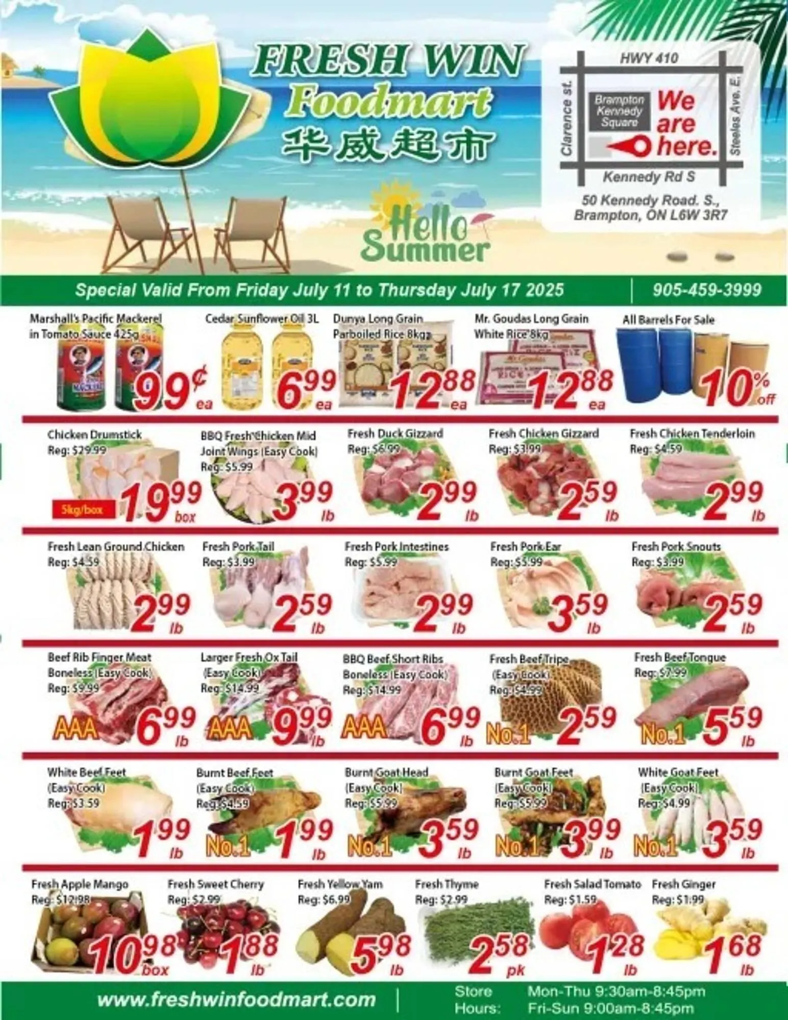 Fresh Win Foodmart flyer - 1