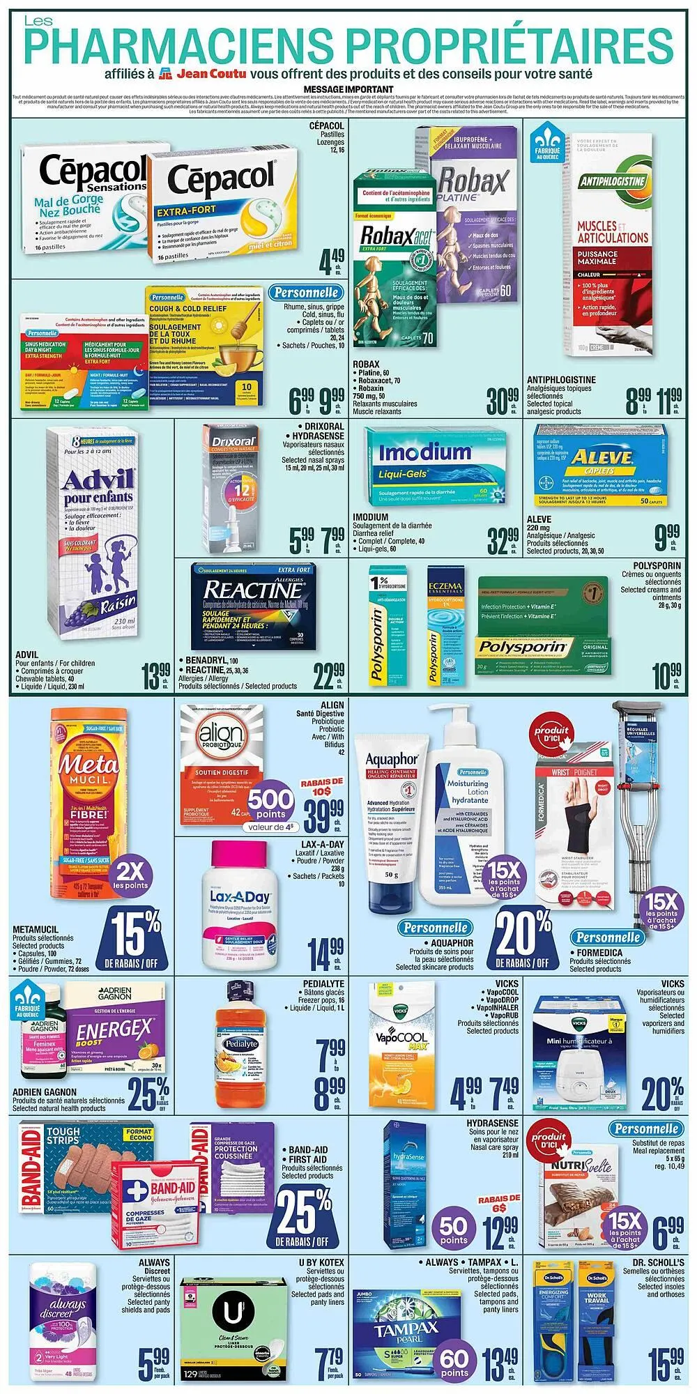 Jean Coutu flyer from January 1 to January 7 2026 - flyer page 3