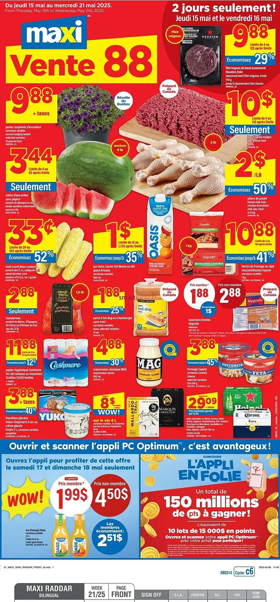 Maxi flyer from May 15 to May 21 2025 - flyer page 1